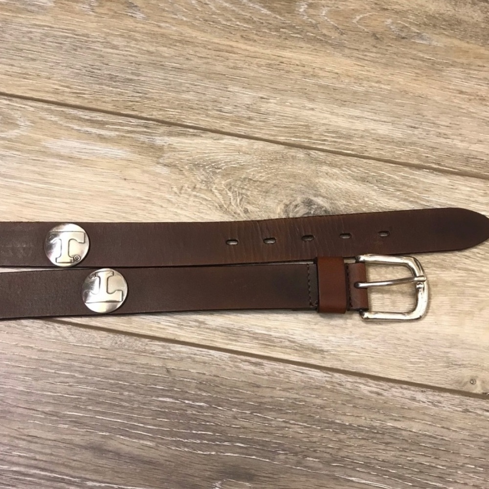 Men’s Tennessee Volunteers Concho Leather Belt